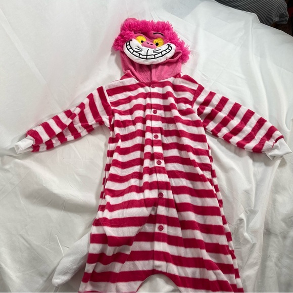 NWT Cheshire Cat Pink Striped Onesie Size - Picture 13 of 16